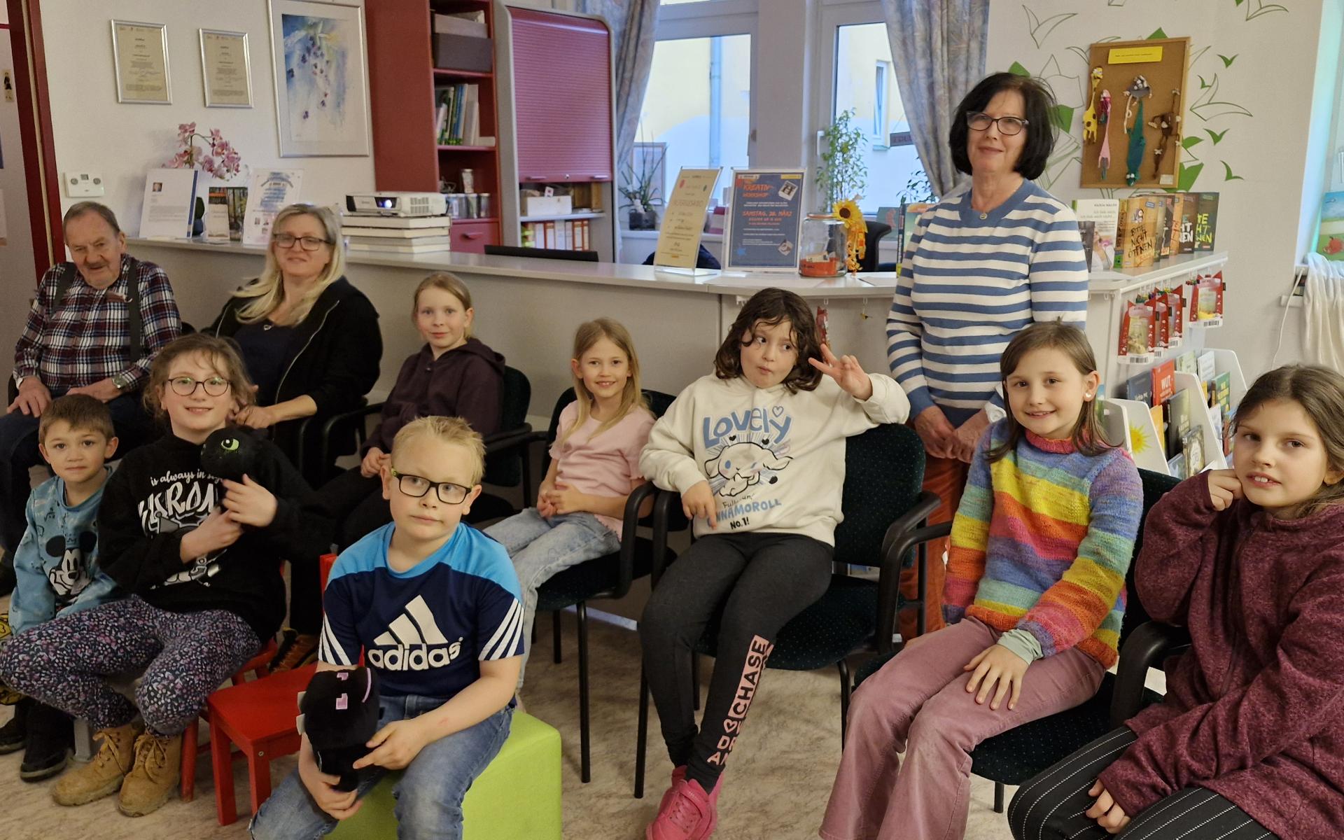 Gäste beim Vorlesetag