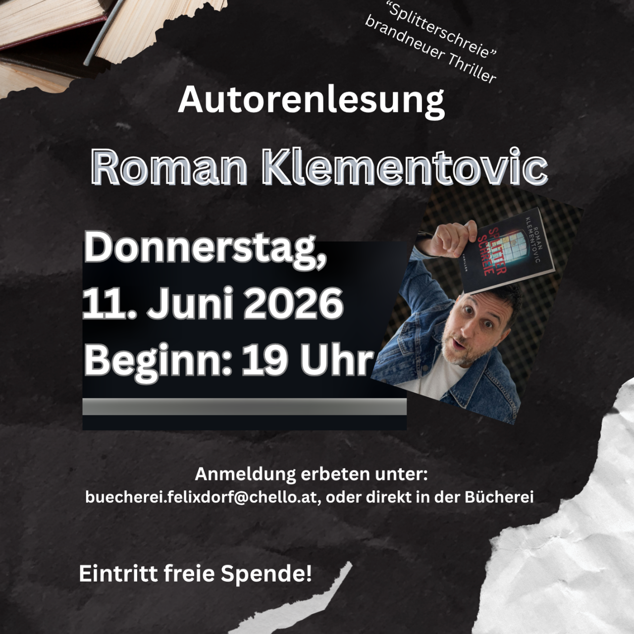 Autorenlesung Thriller